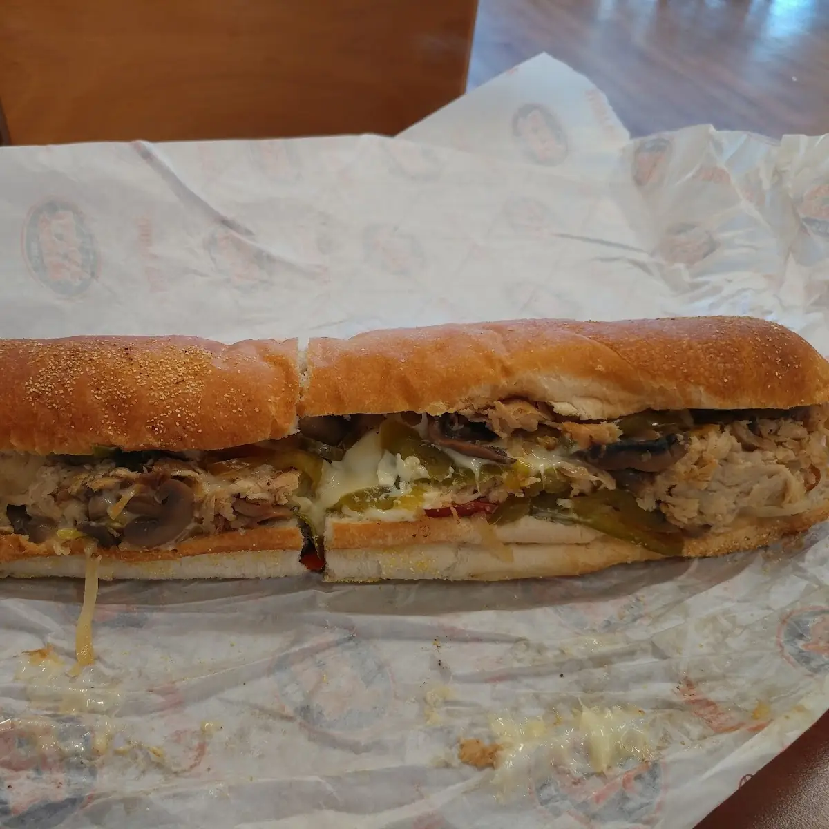 Chicken Philly Cheese Sandwich