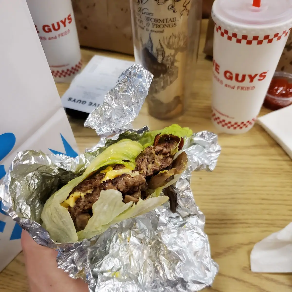 Lettuce Wraps Cheeseburger