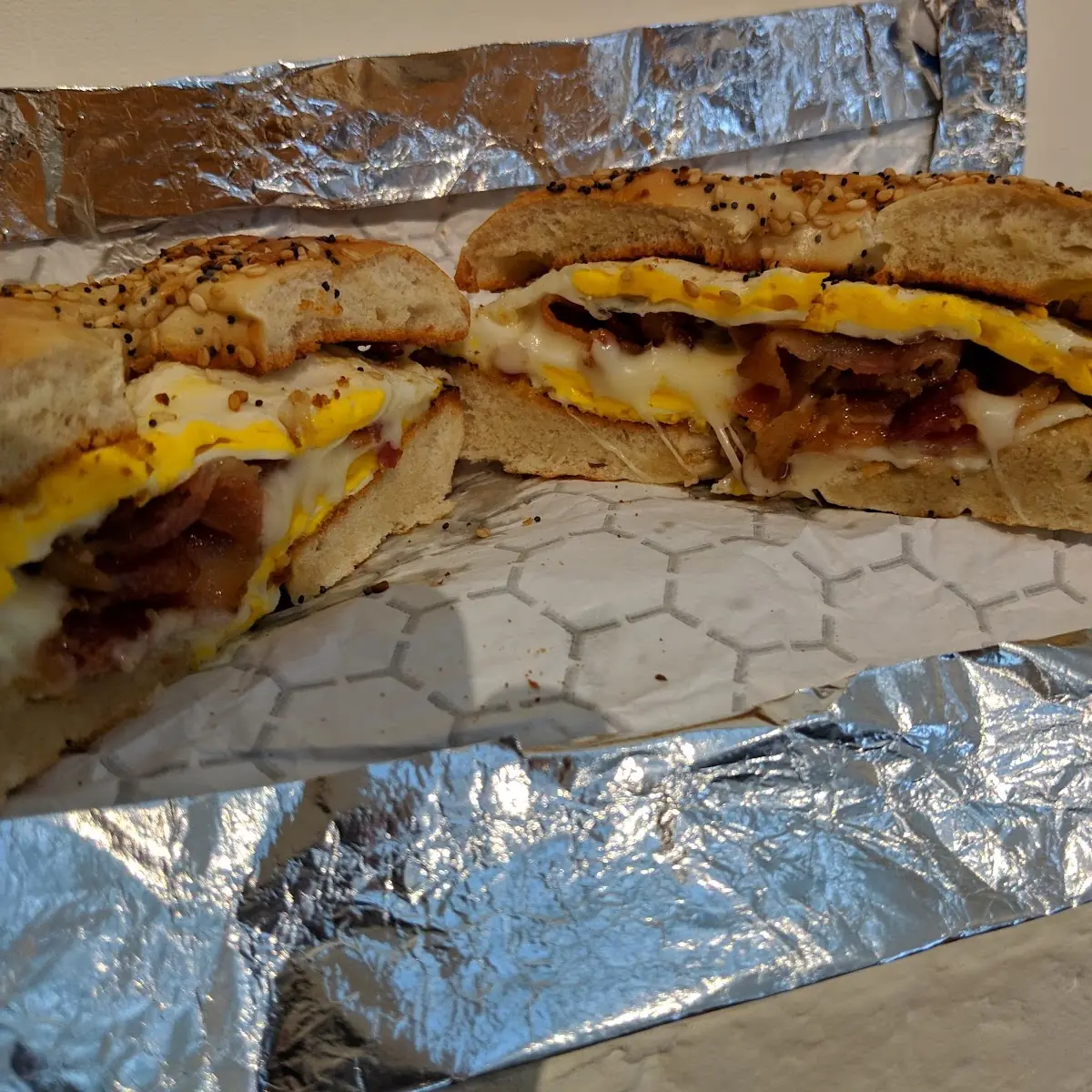 Bacon Egg Cheese Bagel