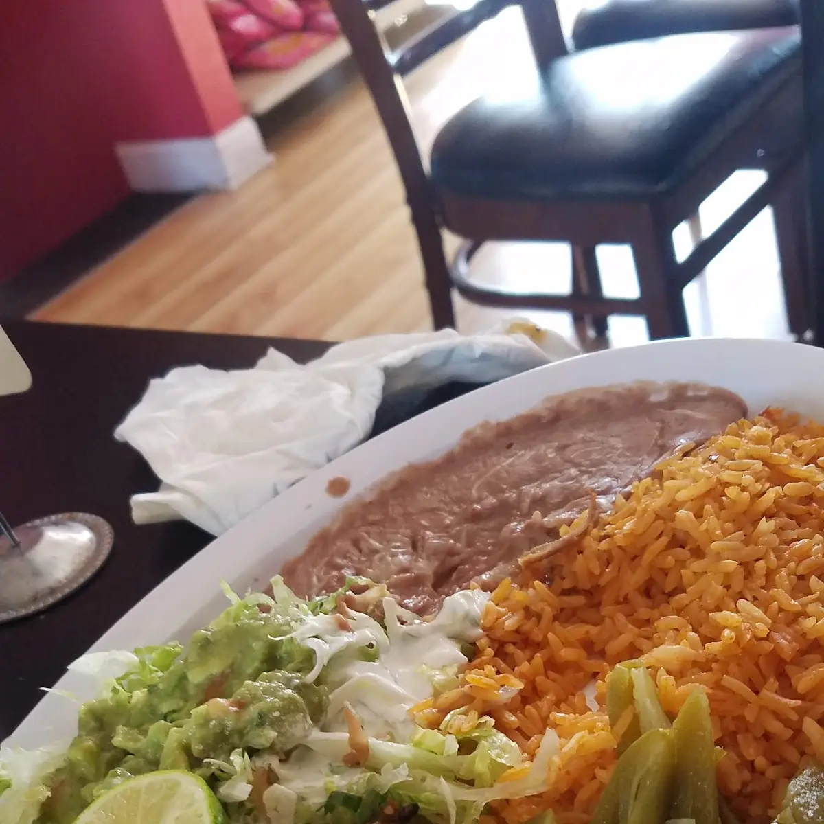 Tacos w Rice & Beans