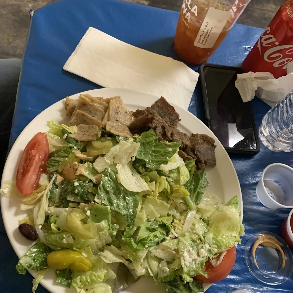 Gyro Salad w Drink