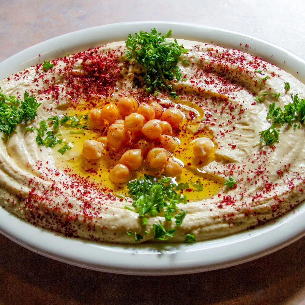 Hummus with Meat