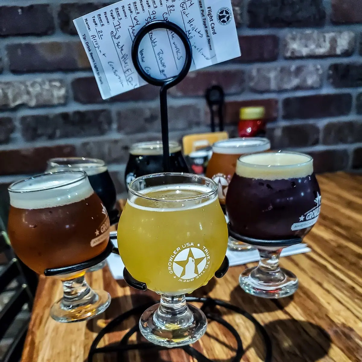 Flight Card Sampler Platter
