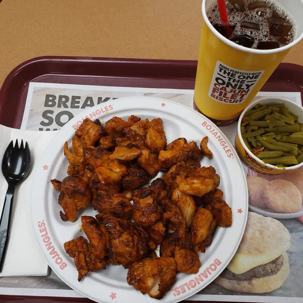Buffalo Chicken Bites with Green Beans