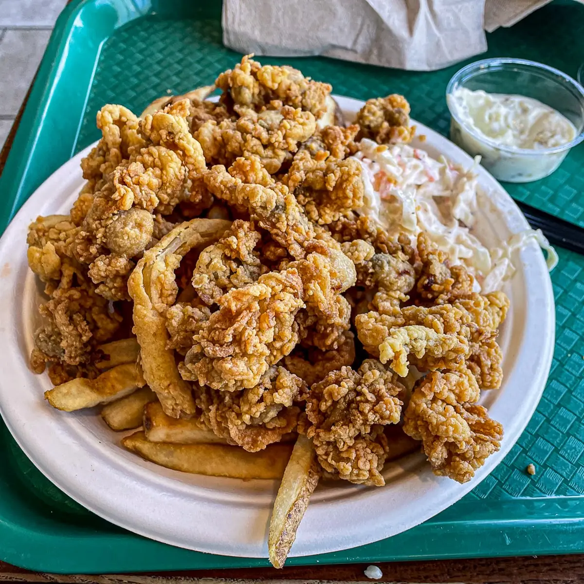 Clam Strip Plate