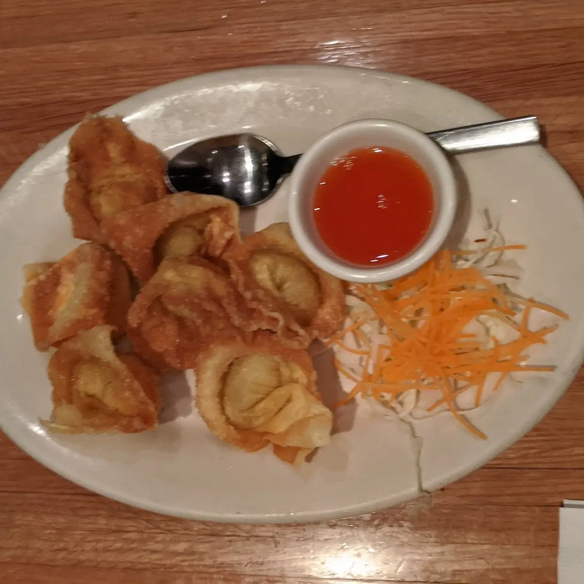 Wonton Appetizer Platter