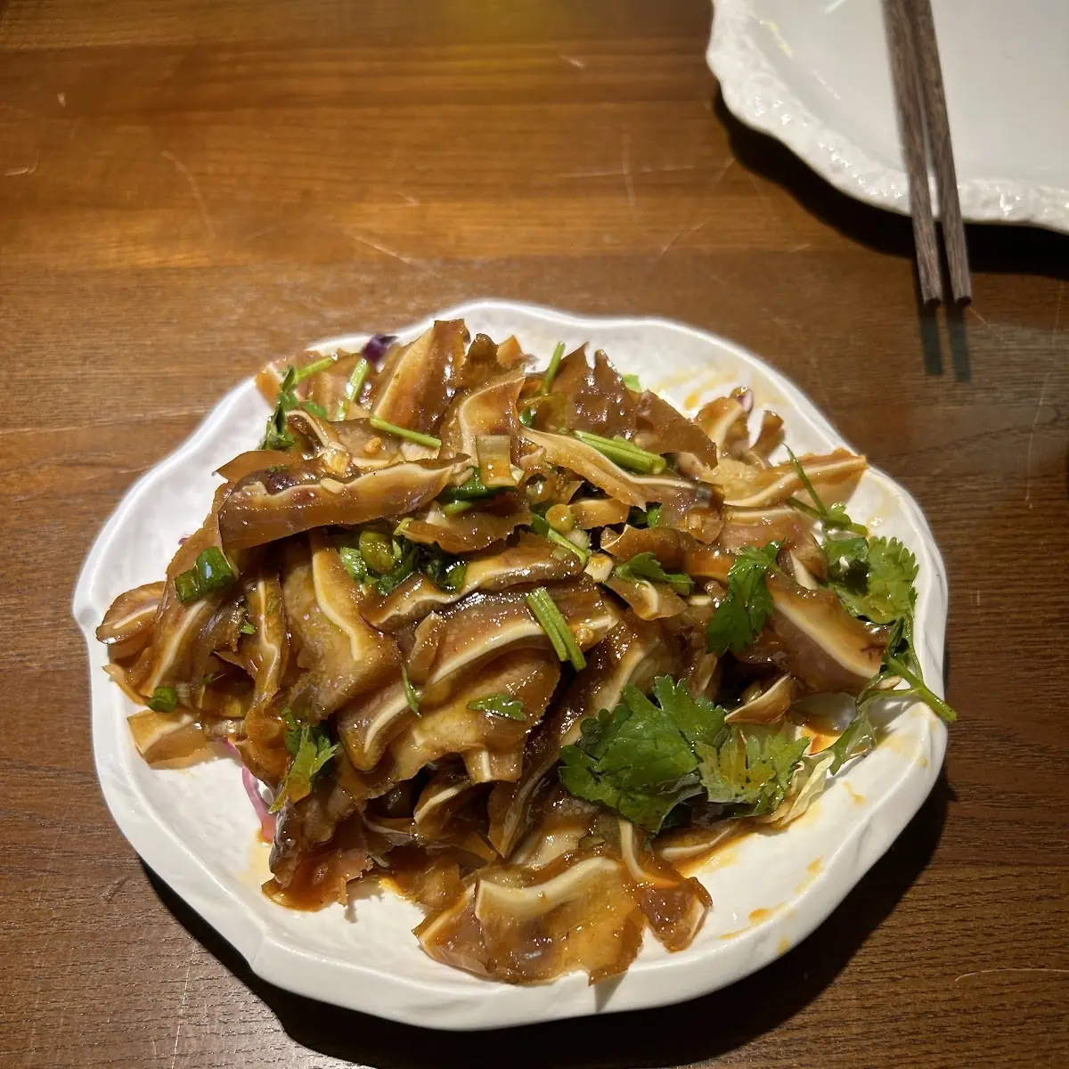 Pig's Ear w Chili Sauce