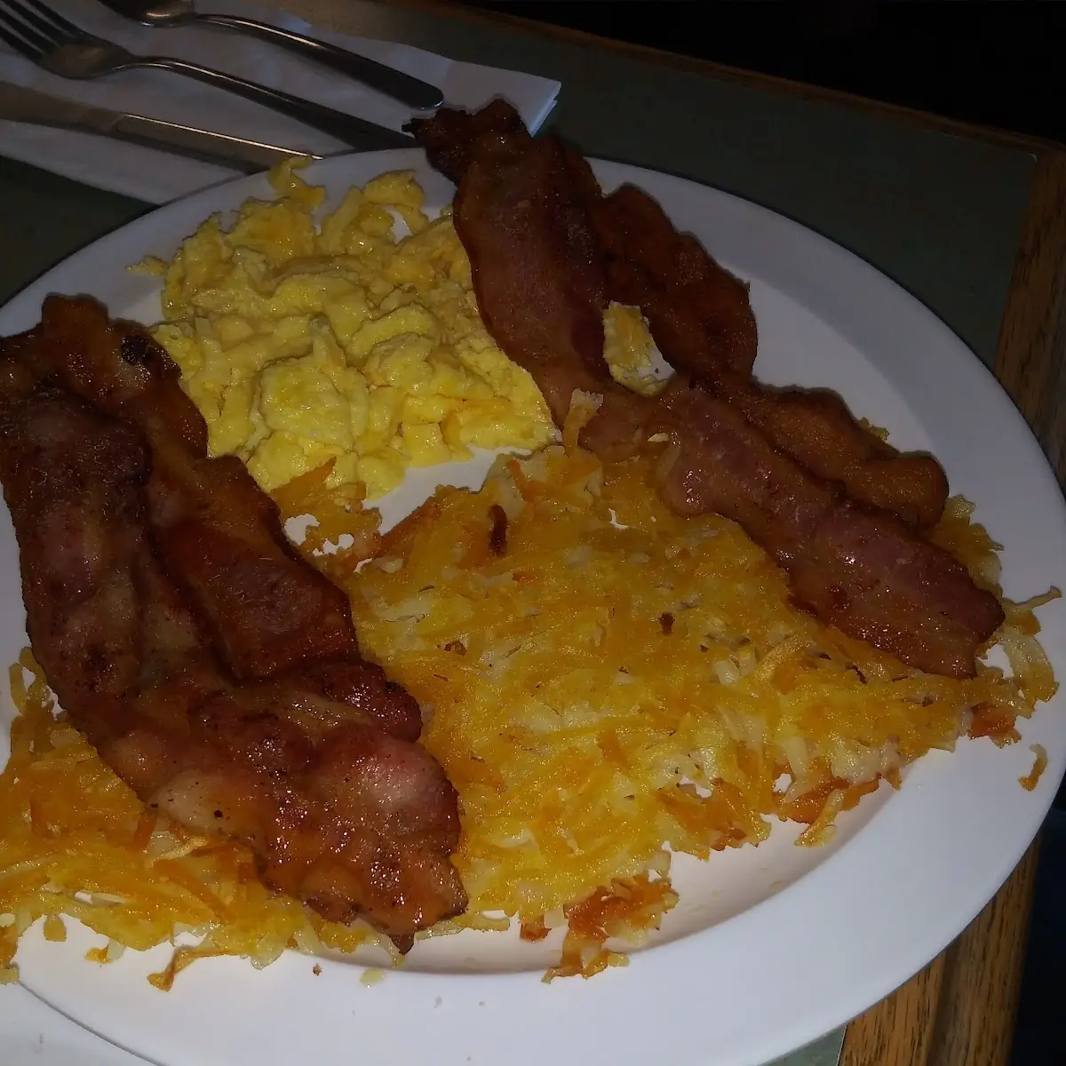 Bacon Egg and Hashbrown