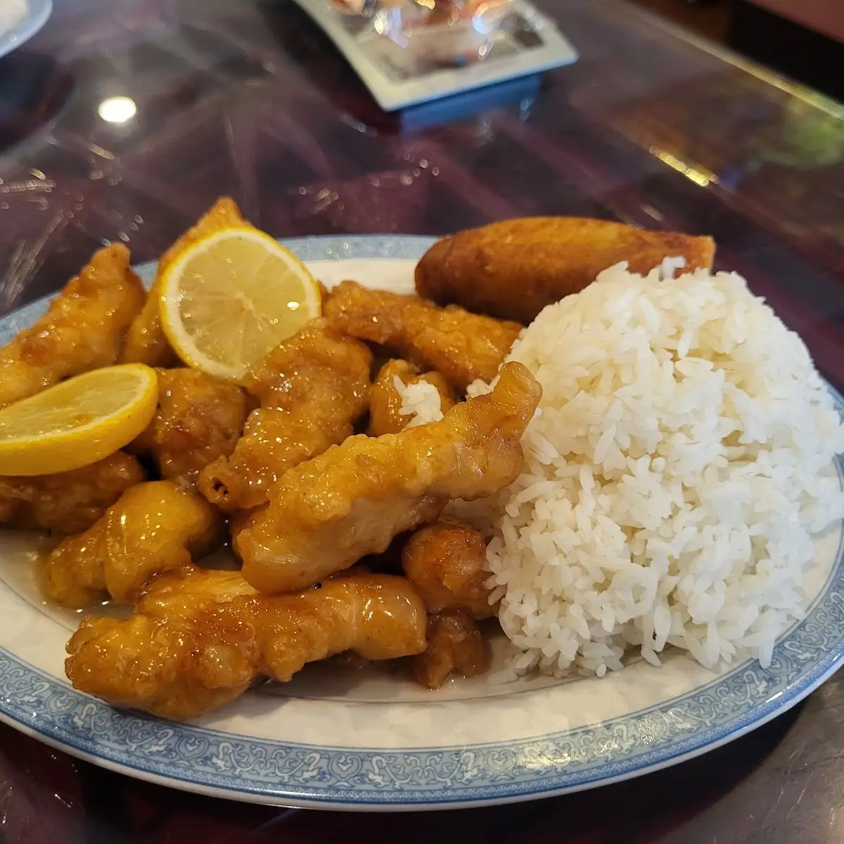 Lemon Chicken Lunch Plate