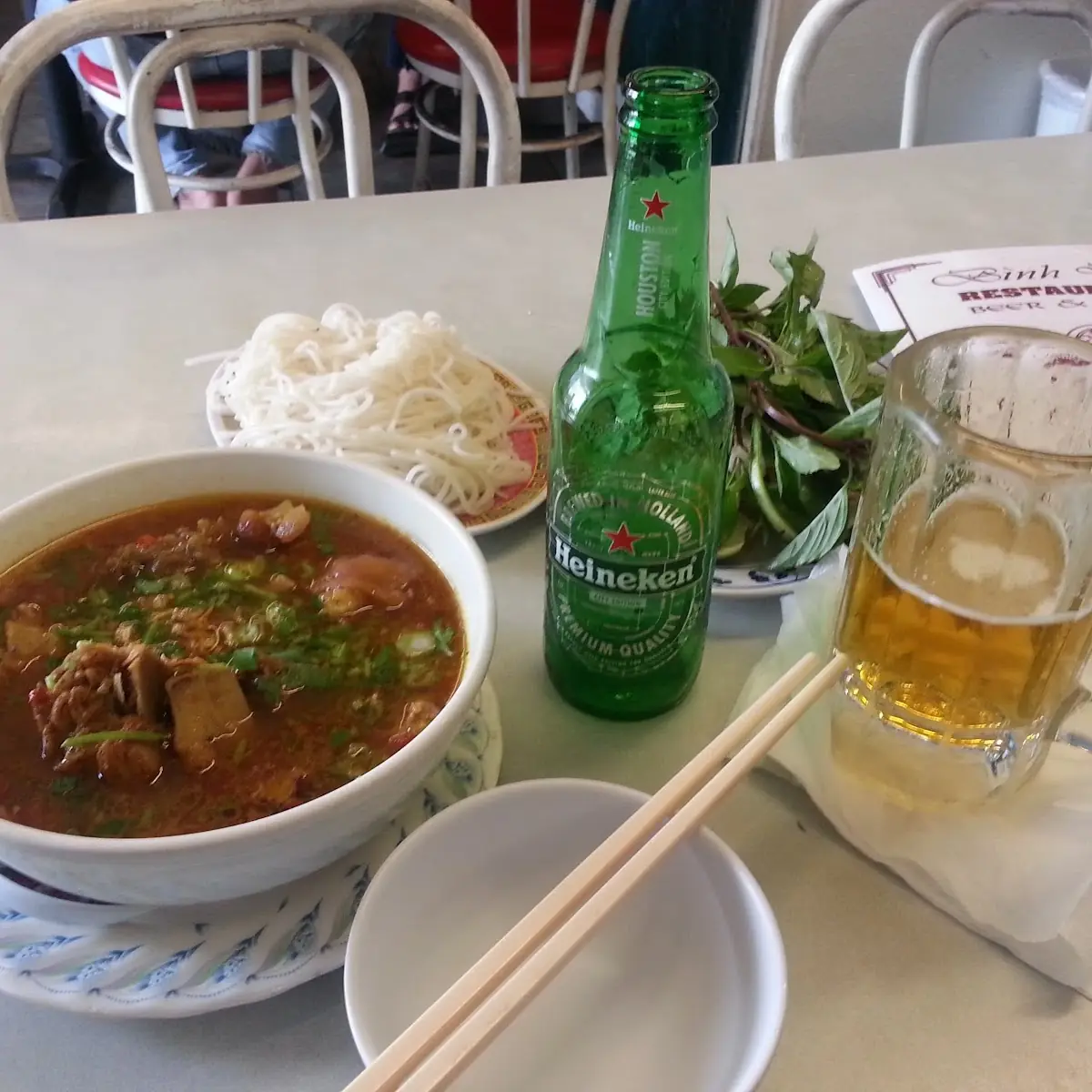 Bún Giả Cầy & Heineken