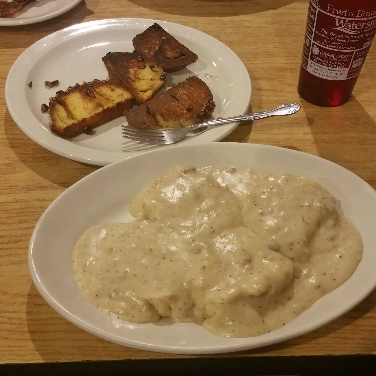 Biscuits and Gravy & Pecan Roll