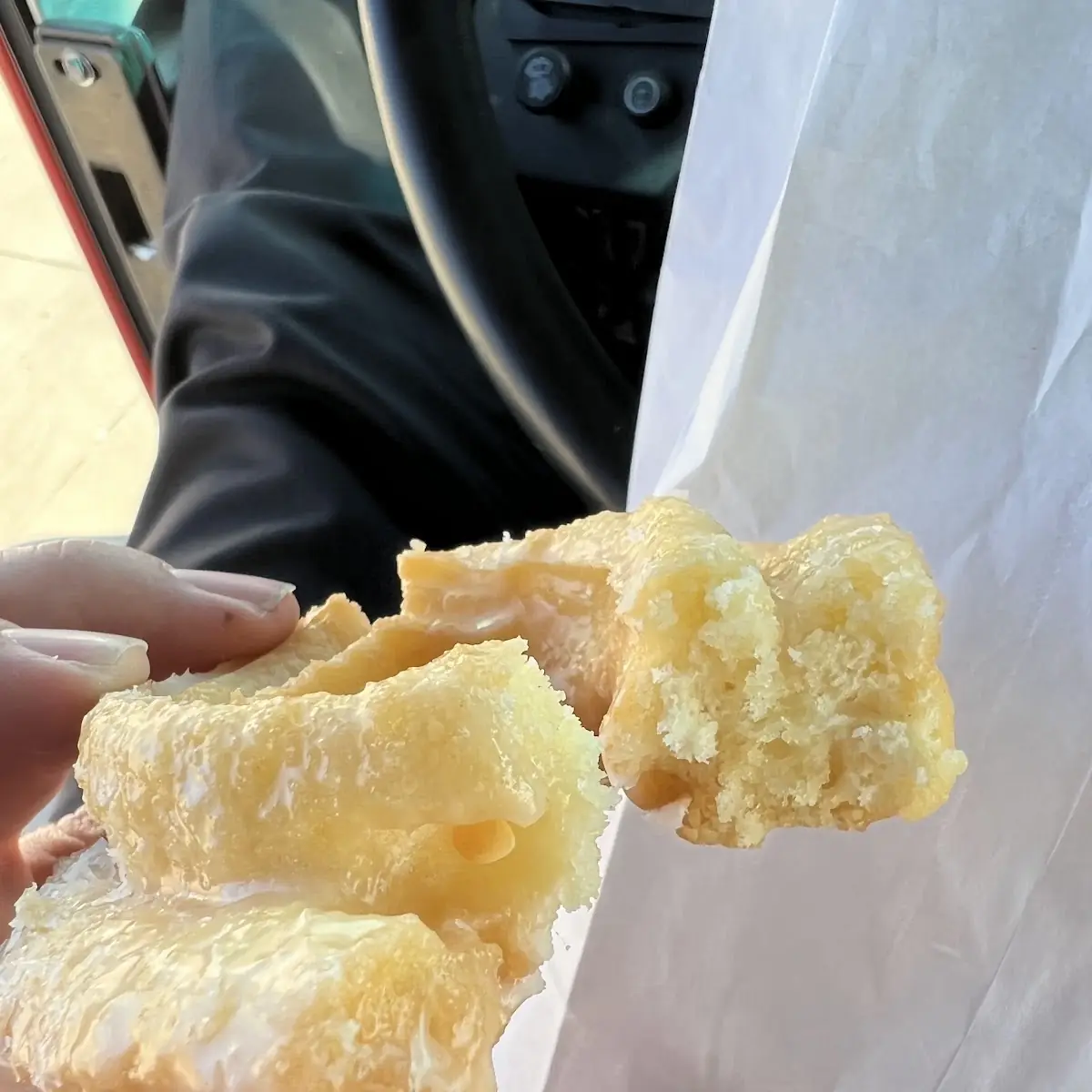 Glazed Old Fashioned Cake Donut