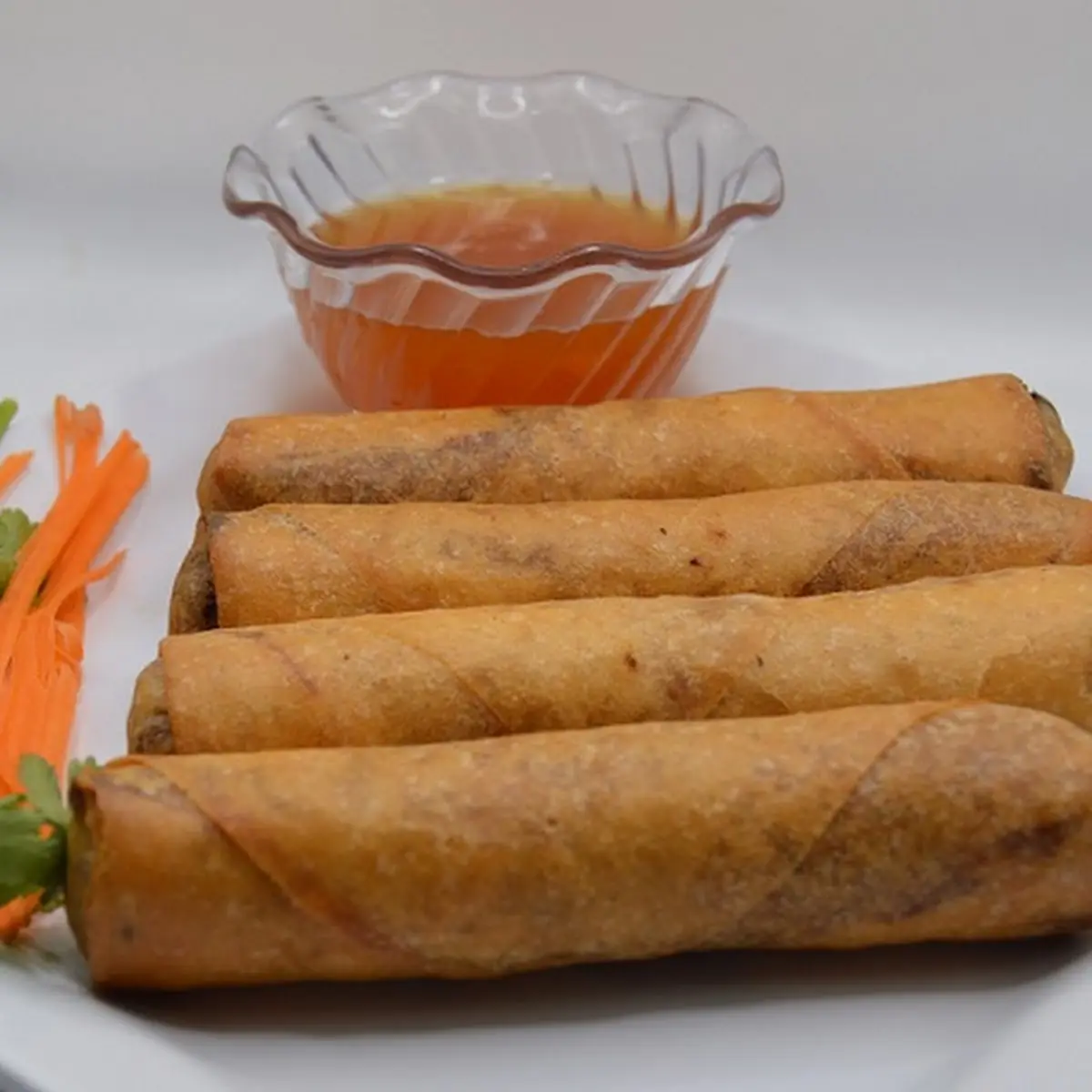 Crispy Egg Rolls with Dipping Sauce