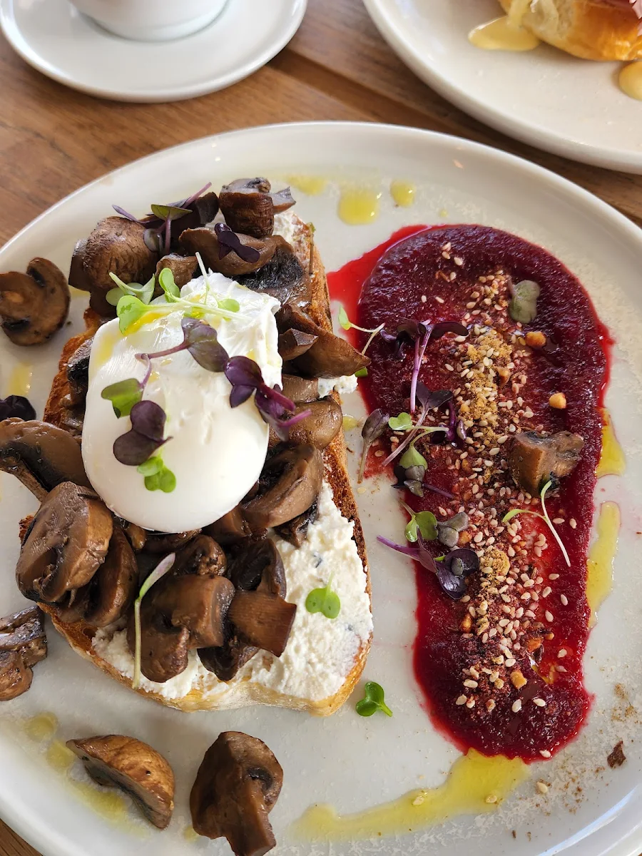 Mushrooms on Toast, Birdwood Cafe