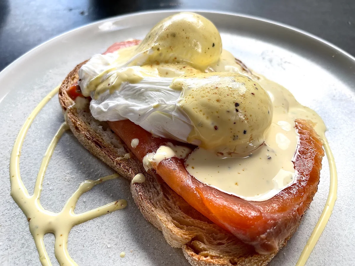 Poached Eggs on Toast, Birdwood Cafe