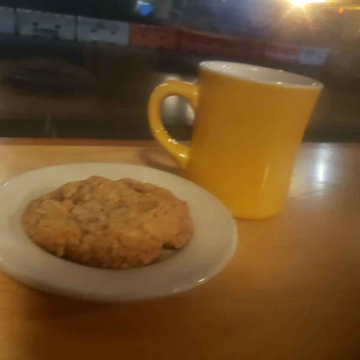 Oatmeal Cookie and Coffee