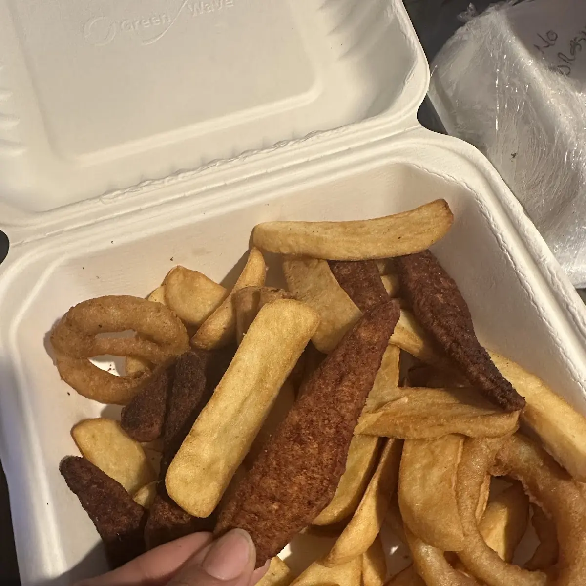 Spicy Chicken Finger Dinner