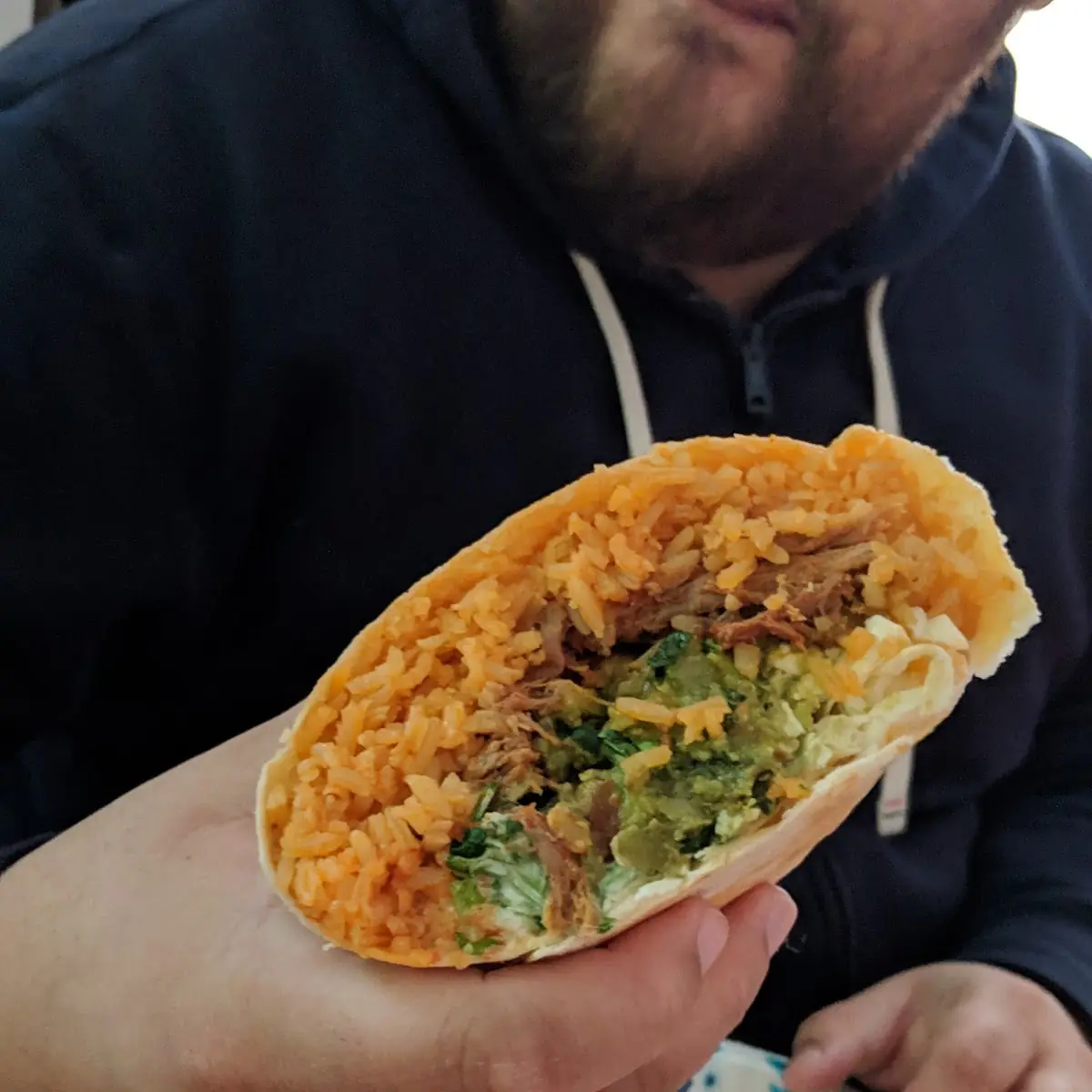 Shredded Beef Burrito