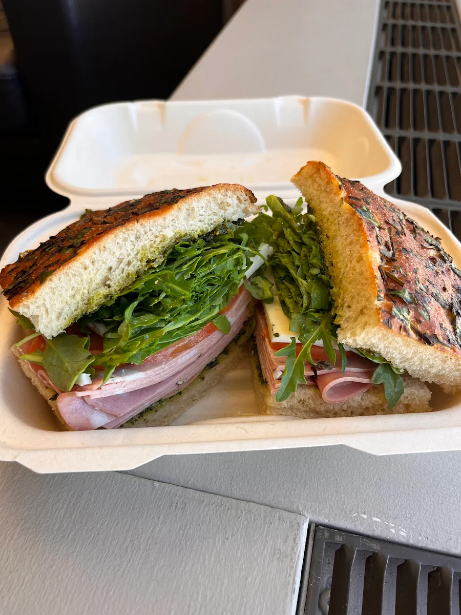 Mortadello Pesto Sandwich