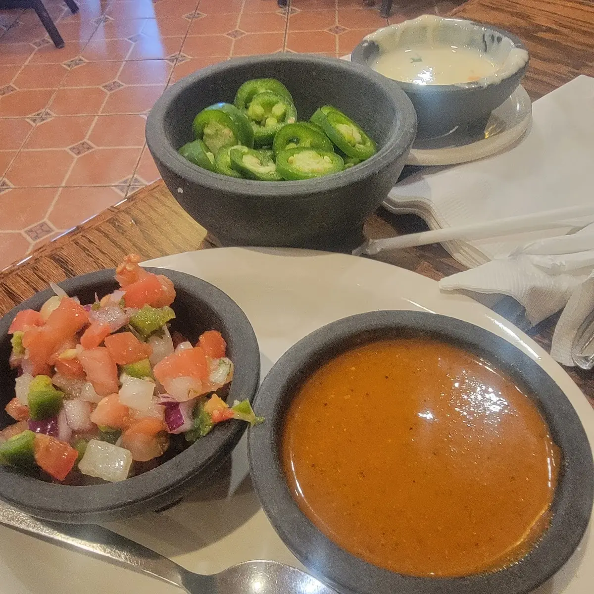 Hot Sauce and Fresh Cut Jalapeños