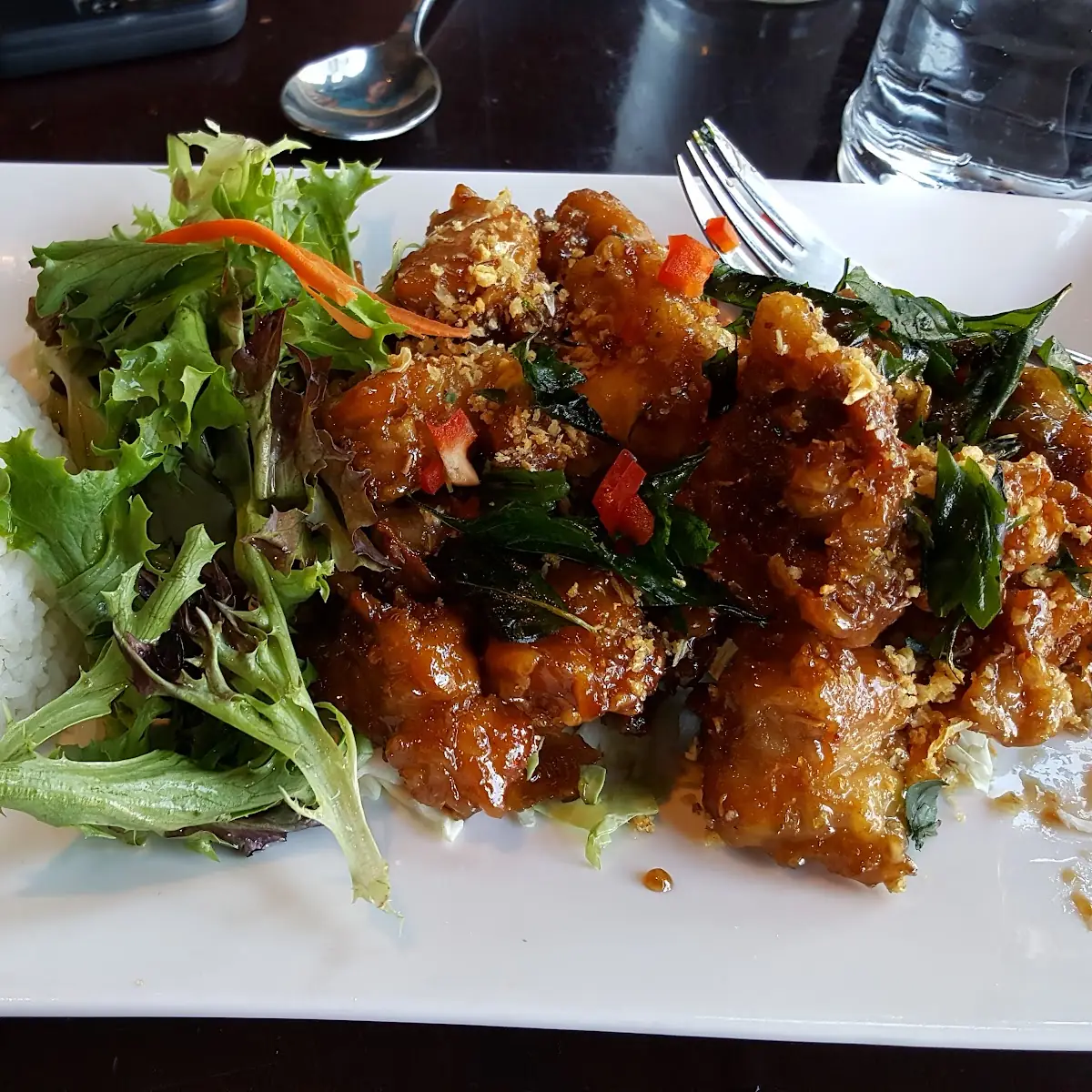 Lunch Crispy Garlic Chicken