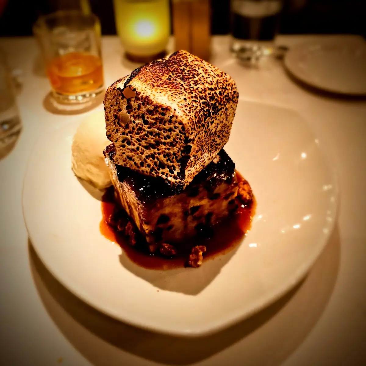 Rocky Road Bread Pudding