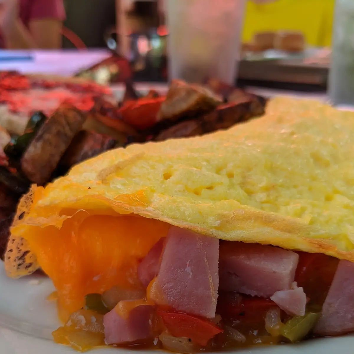 Denver Omelette with Cheddar