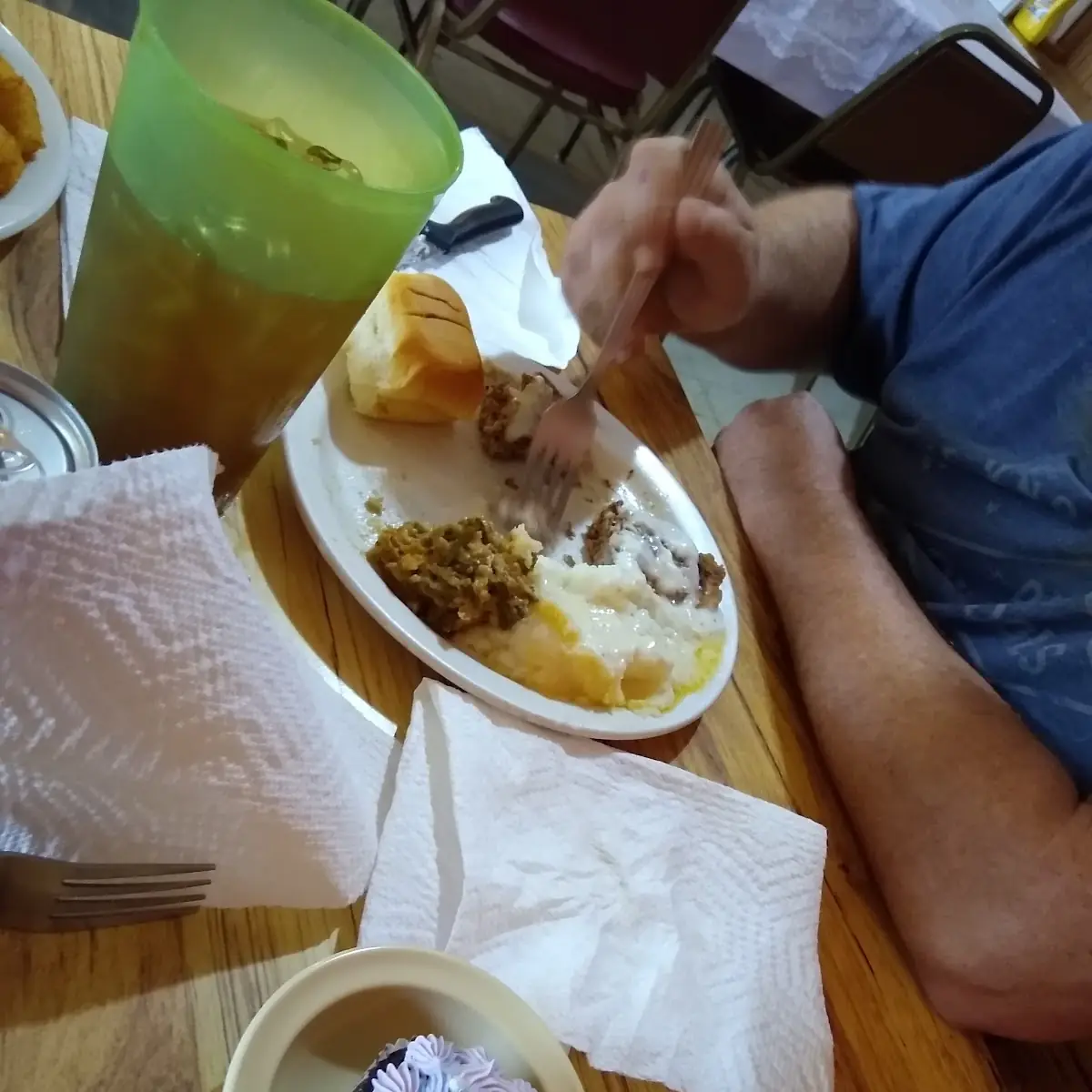 Chicken Fried Steak Dinner with Salad