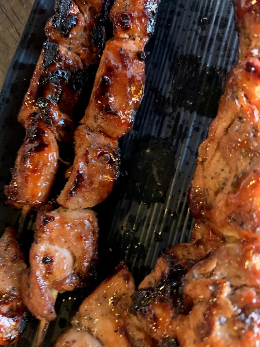 BBQ Pork Skewers 3, Limitless Bar & Grill