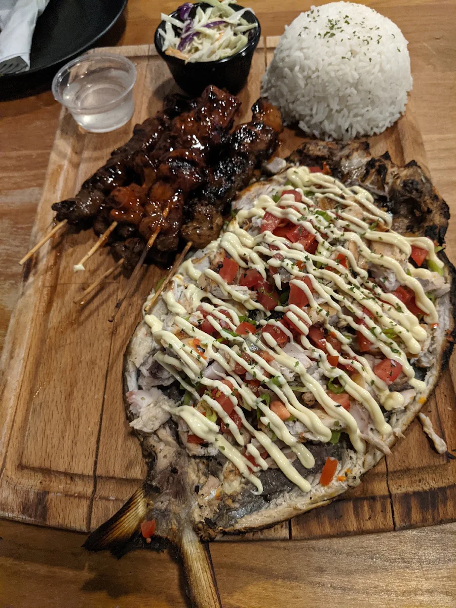 Land & Sea Platter, Limitless Bar & Grill
