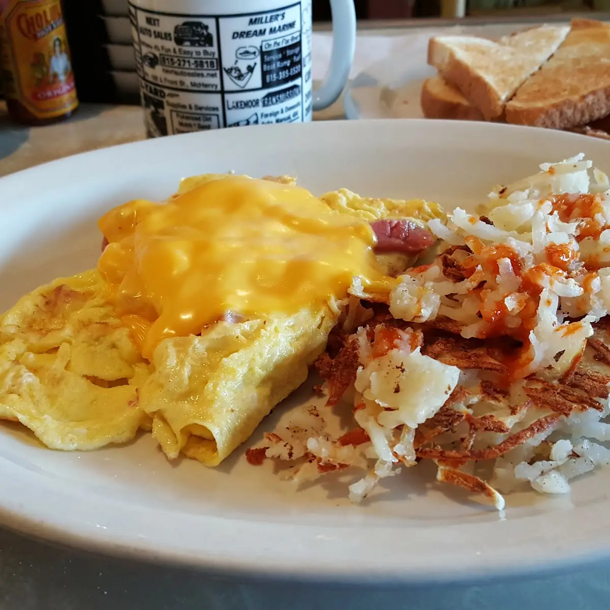 Omelet with Home Fries