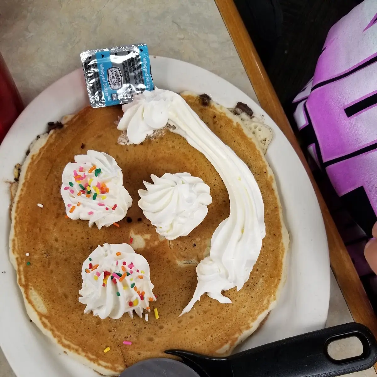 1 Chocolate Chip Pancake Breakfast
