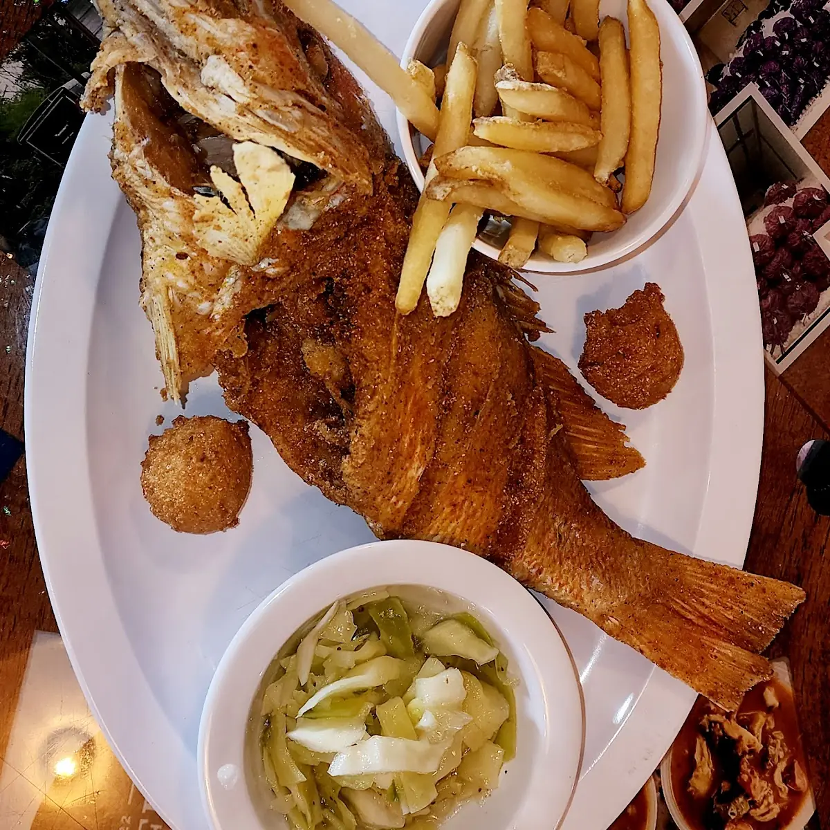 Whole Fried Snapper