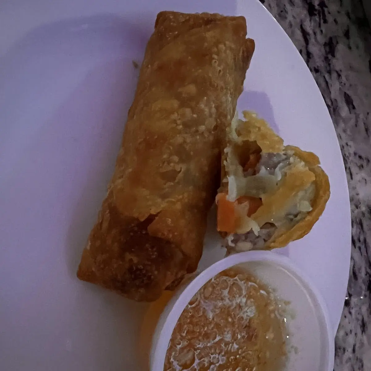 Spring Roll with Peanut Sauce