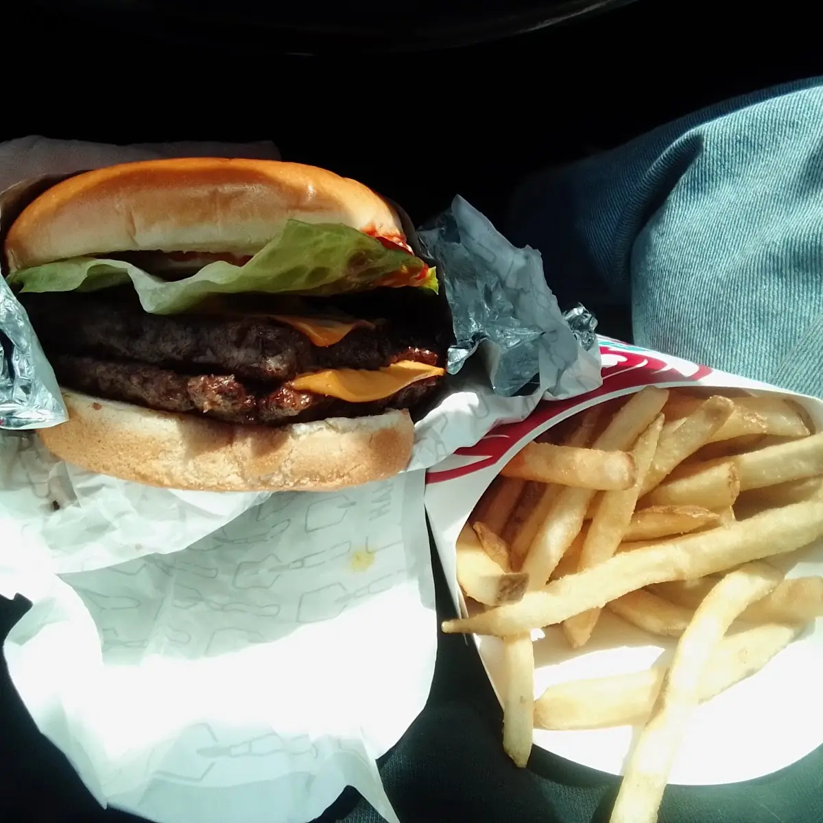 Dave's Double Cheeseburger Combo