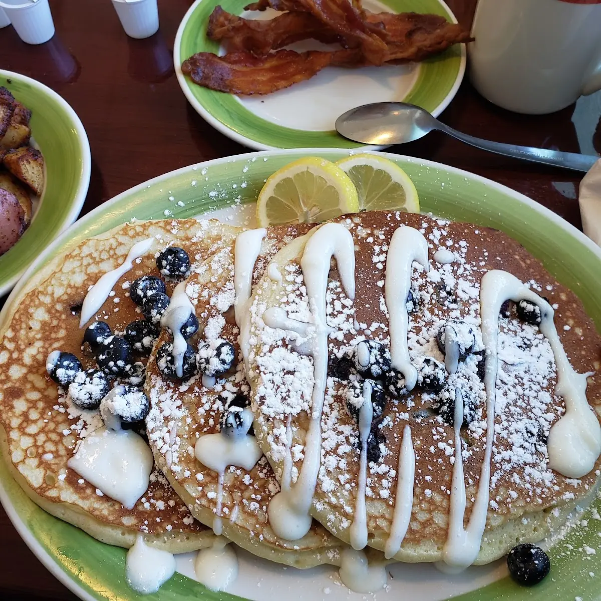 Lemon Blueberry Pancakes