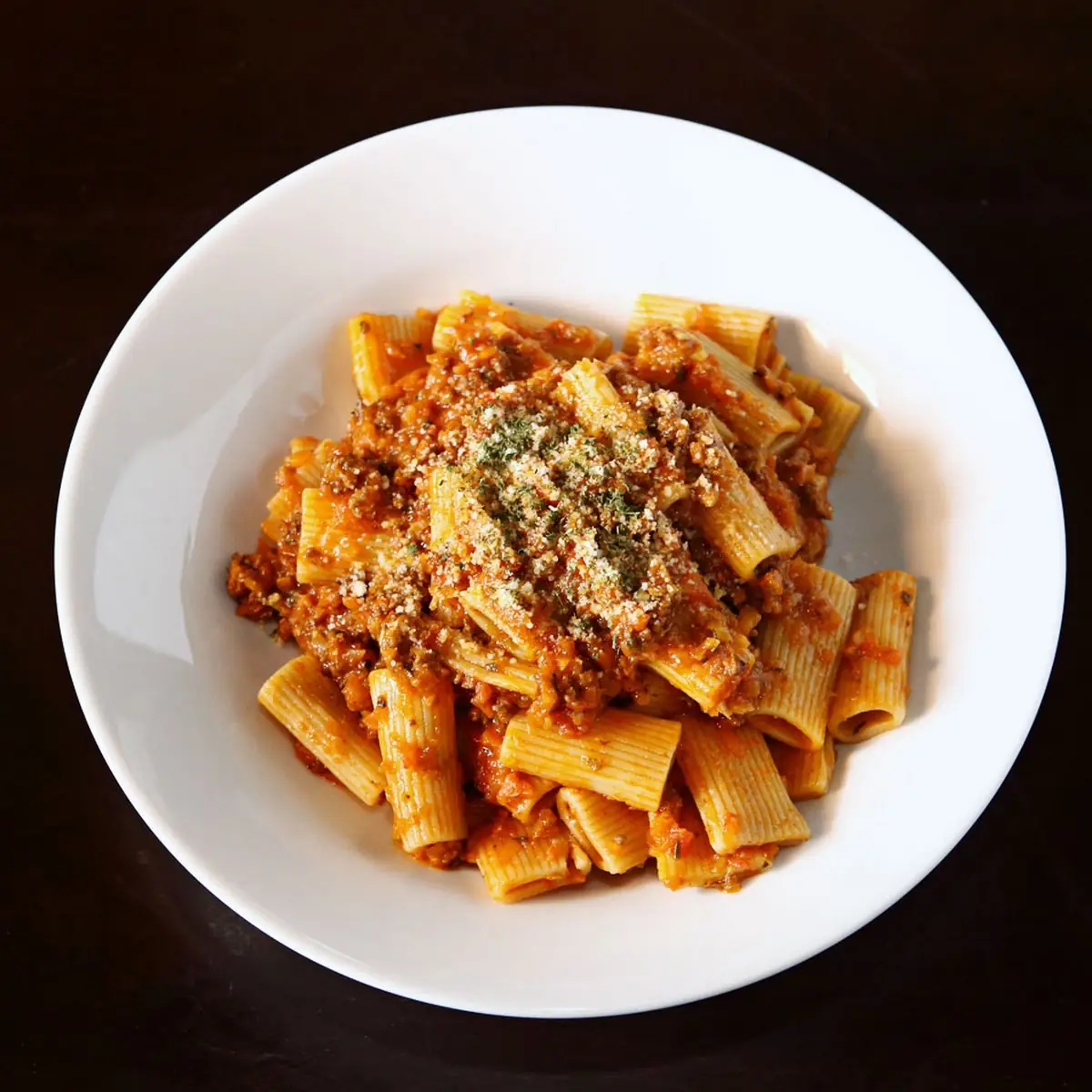 Rigatoni Bolognese