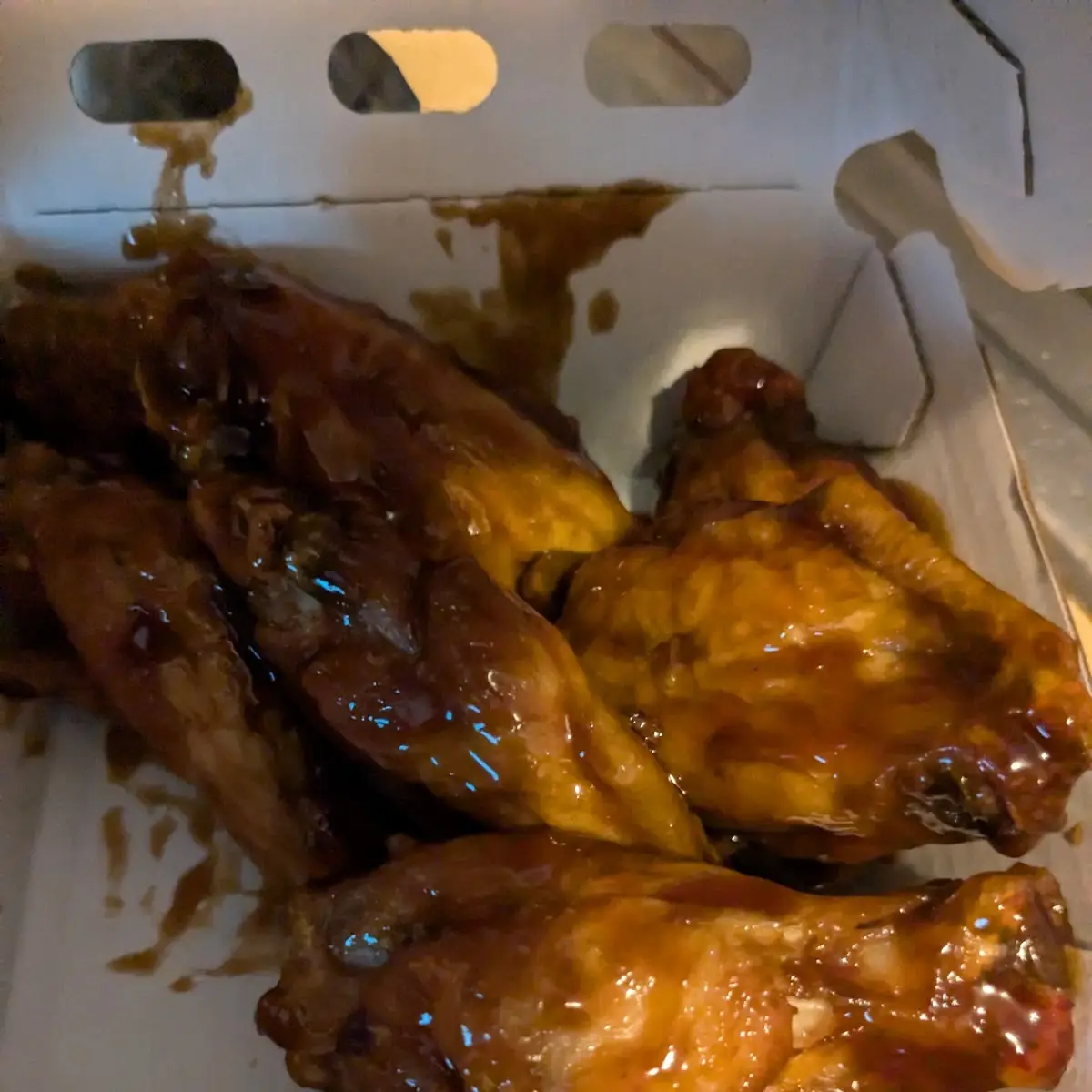 Teriyaki Wings with Blue Cheese
