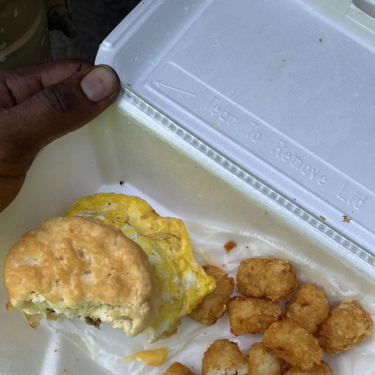 Turkey Sausage Biscuit