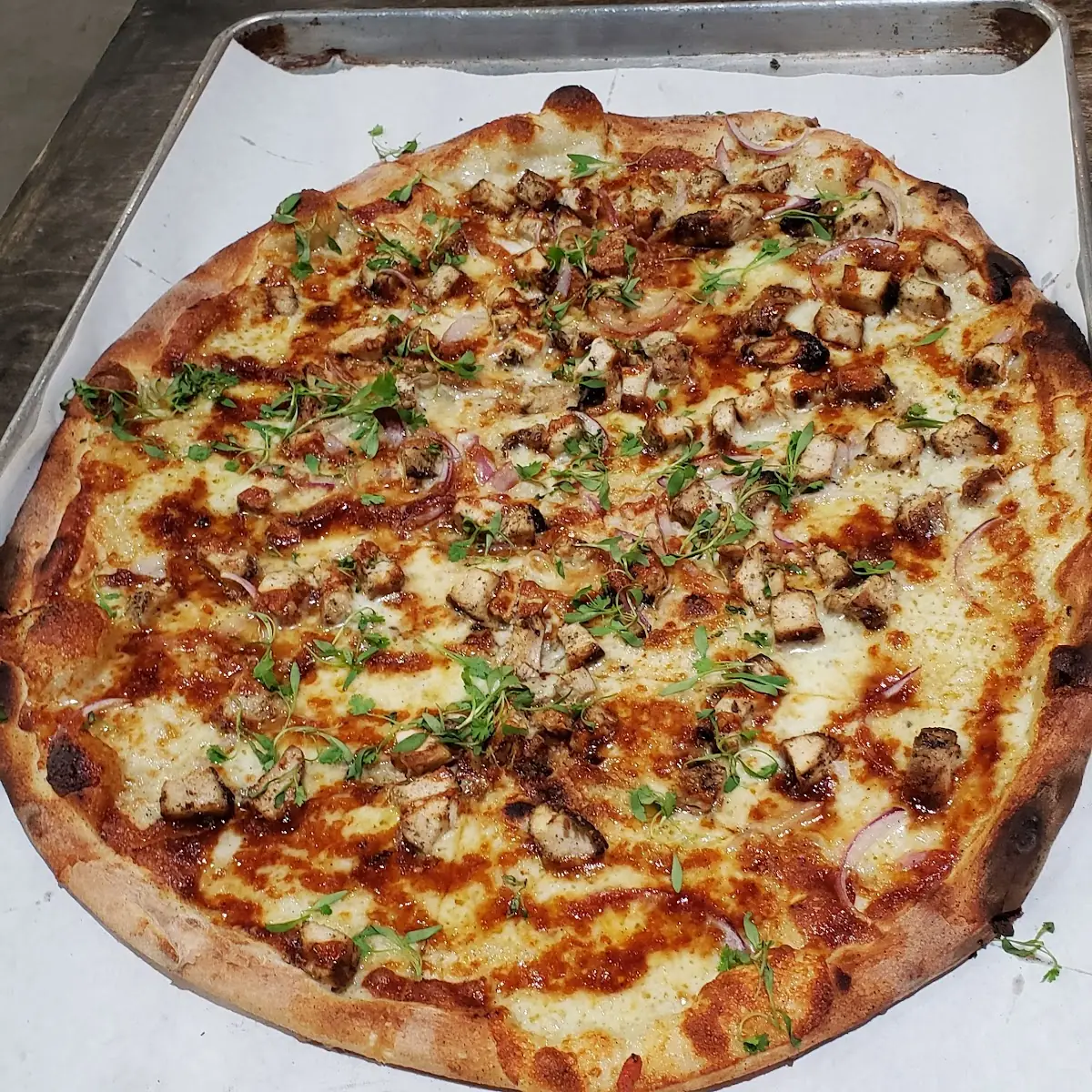 Main St BBQ Chicken Pizza