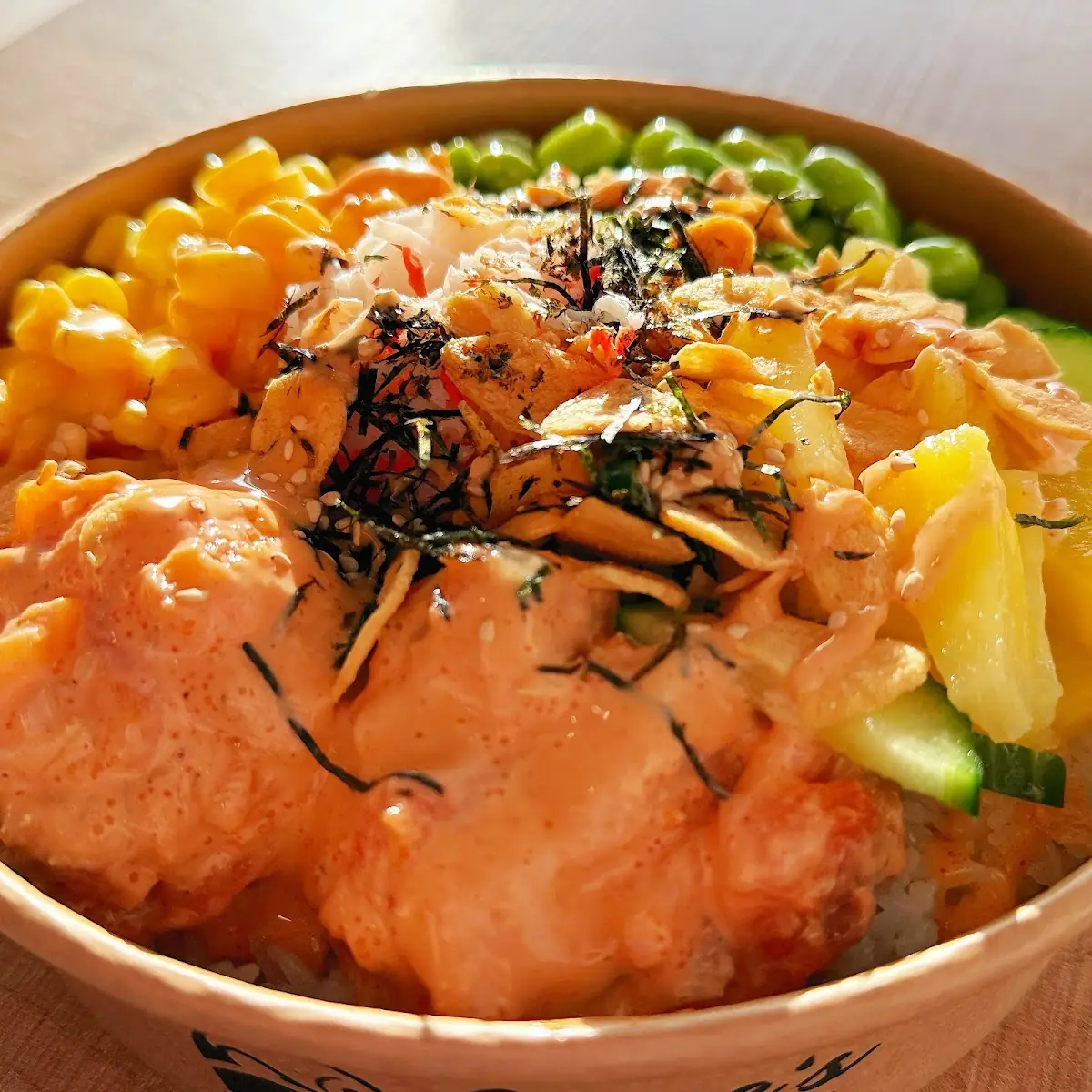 Spicy Lava Salmon Bowl
