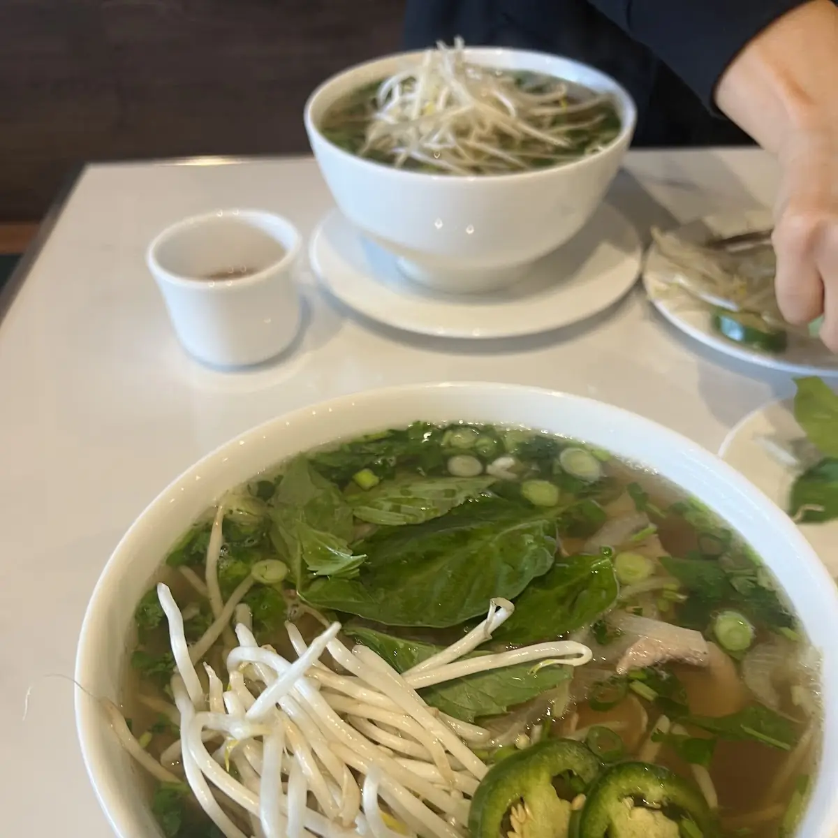Oxtail Pho with Beef Slices