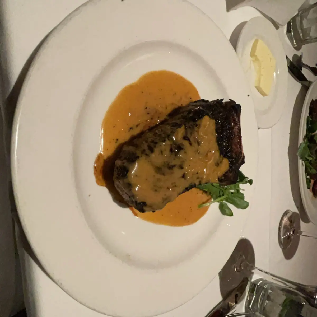 Steak with Mushroom Gravy