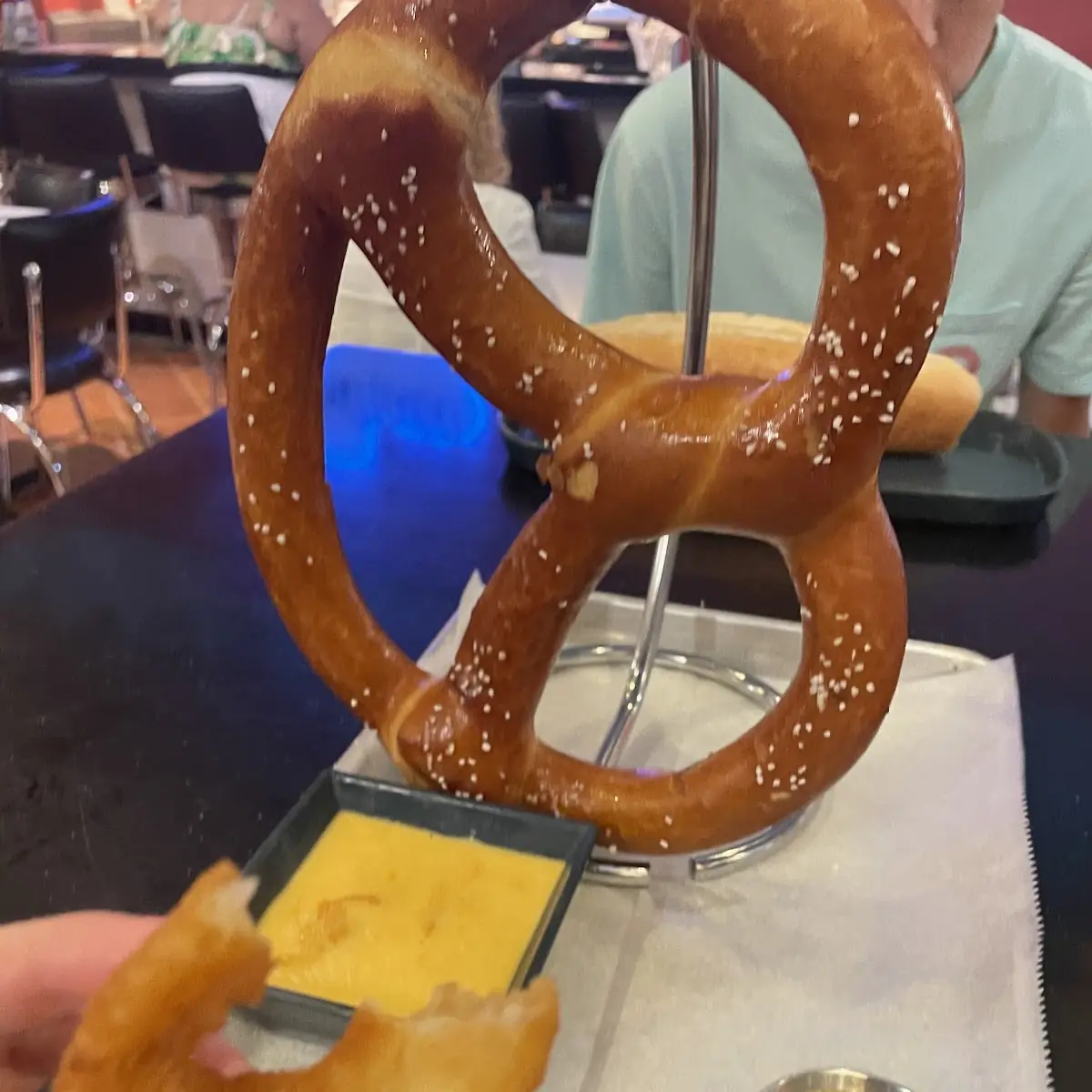 Large Soft Pretzel with Dips
