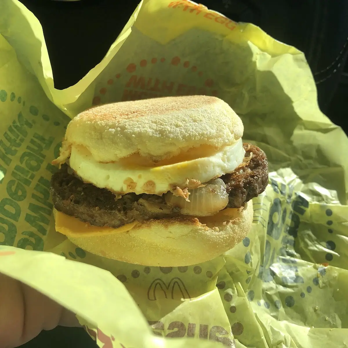 Steak Egg and Cheese Mcmuffin