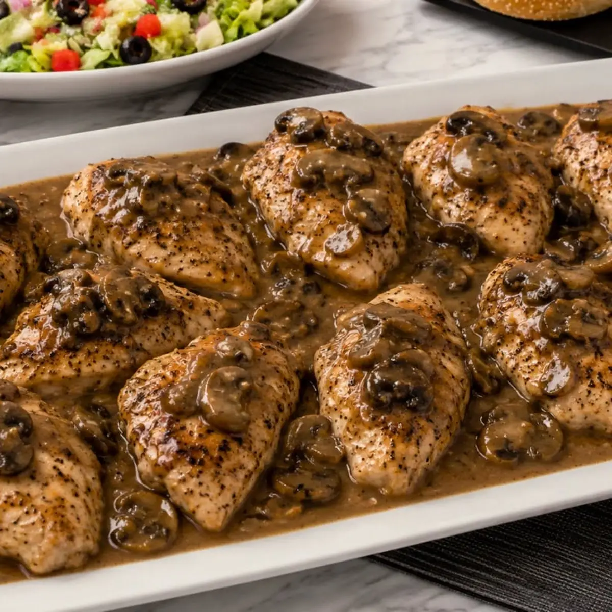 Grilled Chicken Marsala