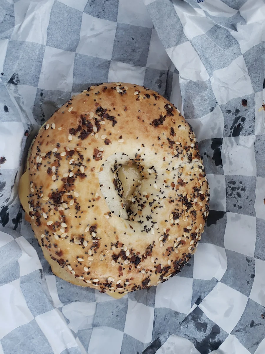 Everything Bagel Egg Sandwich