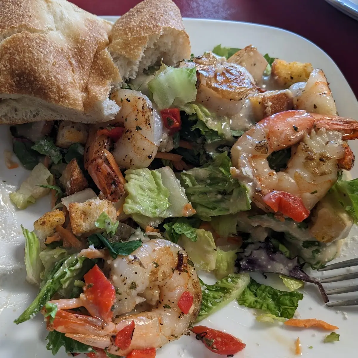 Shrimp Caesar Salad