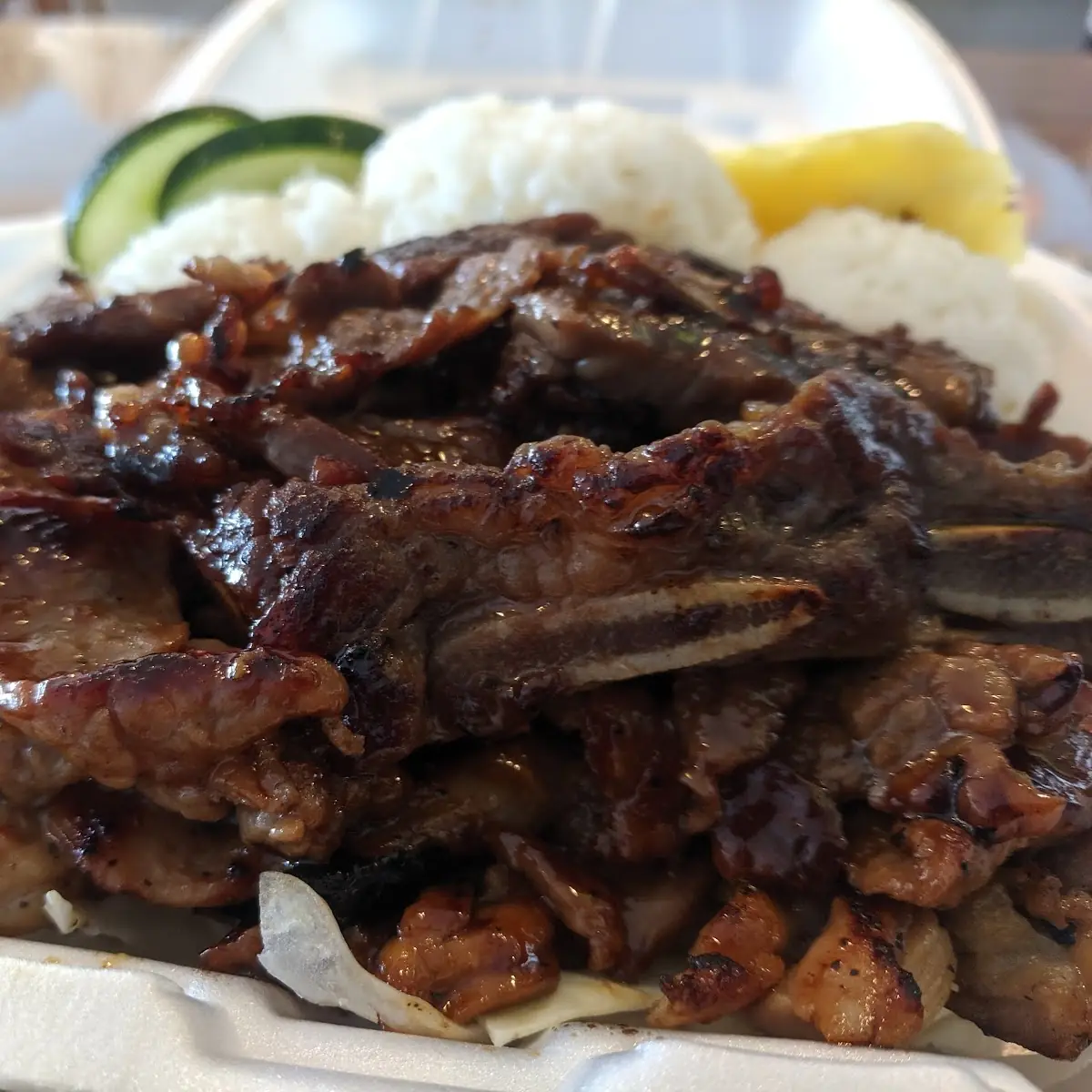 Seafood Combo with BBQ Beef