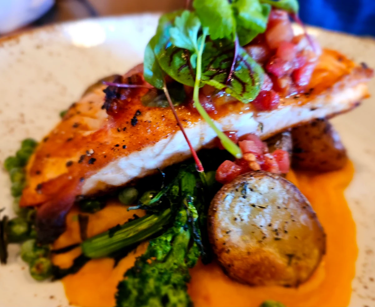 Salmon Tuscana, Trattoria Gusto
